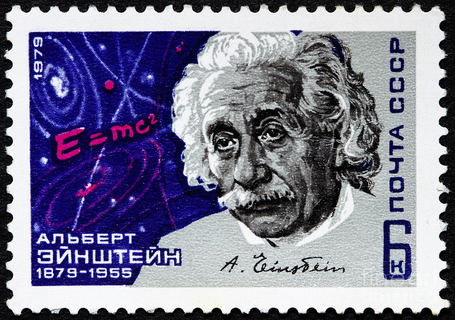 Albert Einstein Stamp Photograph by GIPhotoStock