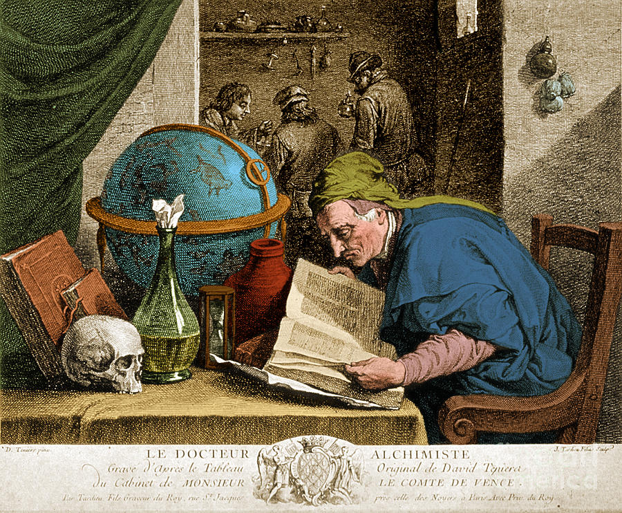 Alchemist 17th Century #2 Photograph by Science Source