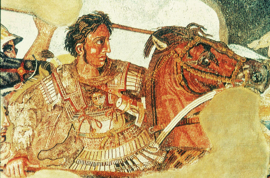 Alexander The Great (356-323 B Painting by Granger
