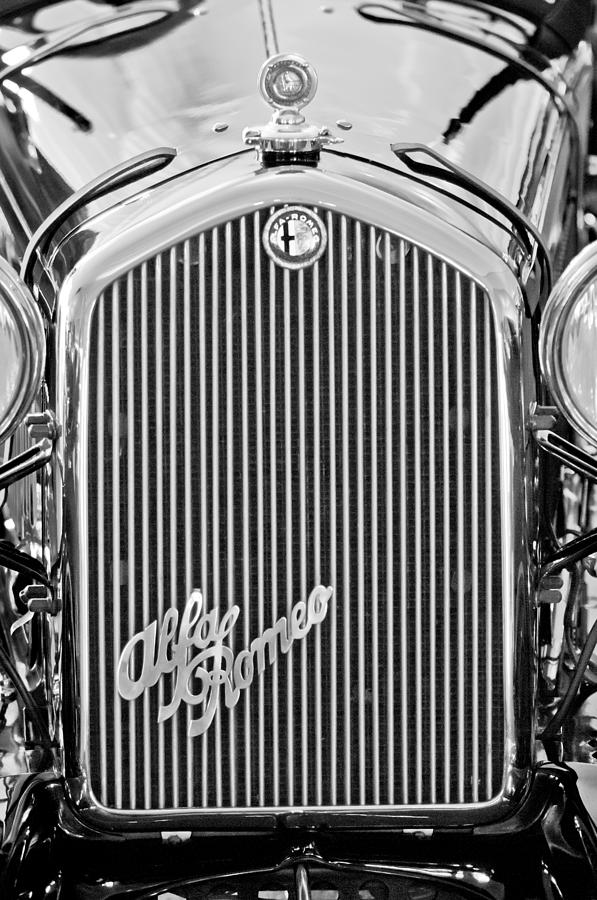 Alfa Romeo Grille Emblem #1 Photograph by Jill Reger