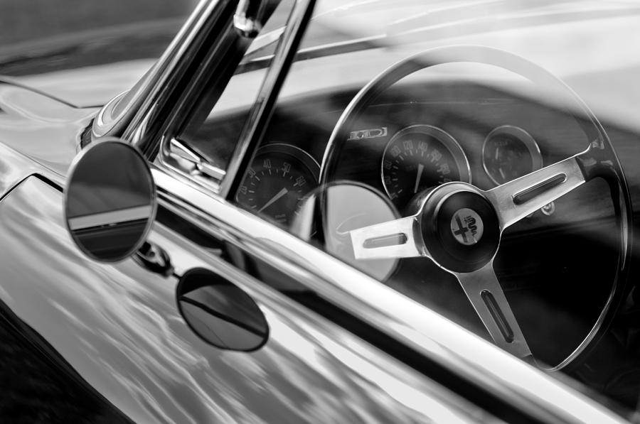 Alfa Romeo Steering Wheel #1 Photograph by Jill Reger