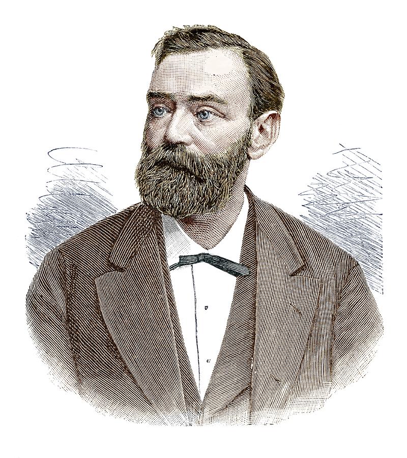 Alfred Nobel Photograph by Science Photo Library