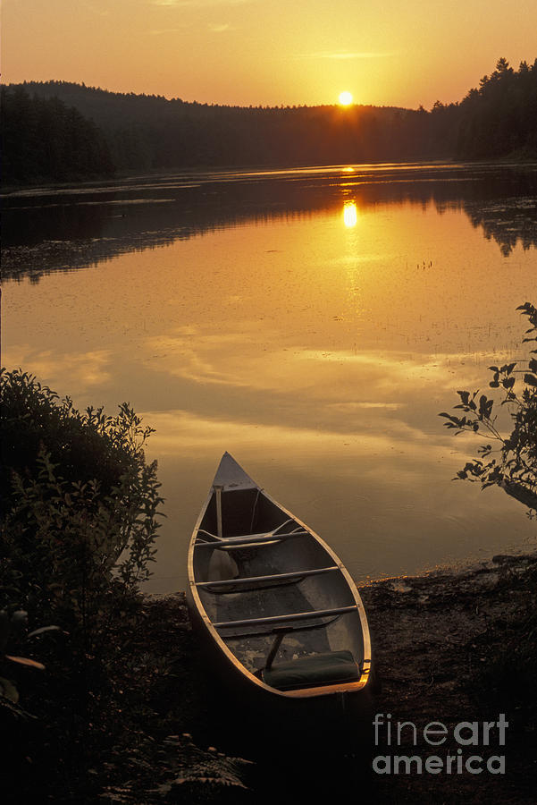 Nature Photograph - Algonquin Canoe #1 by Jim West
