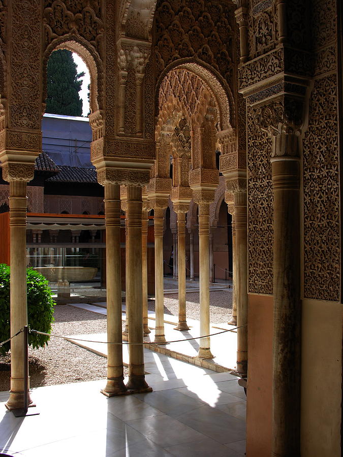Alhambra Photograph - Alhambra - Grenada Spain #1 by Jacqueline M Lewis