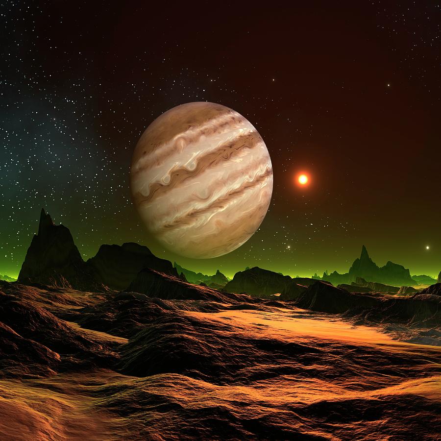 Alien Planet Photograph by Mehau Kulyk/science Photo Library - Fine Art ...