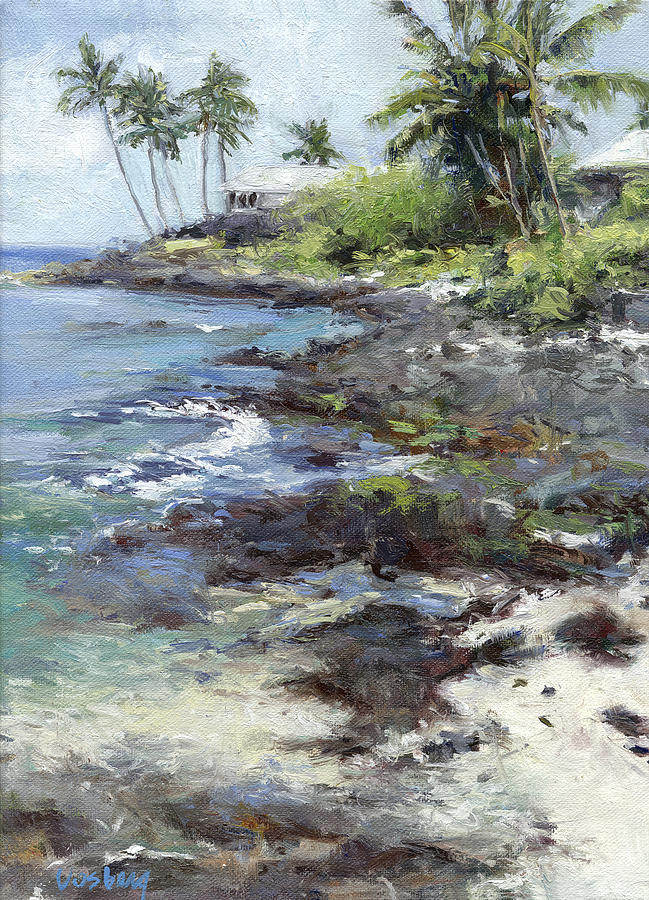 Honolulu Painting - Alii Drive Homes by Stacy Vosberg
