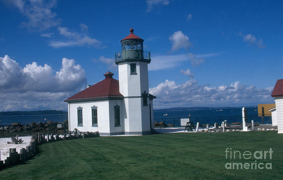 Alki Point Lighthouse #1 Photograph by Bruce Roberts