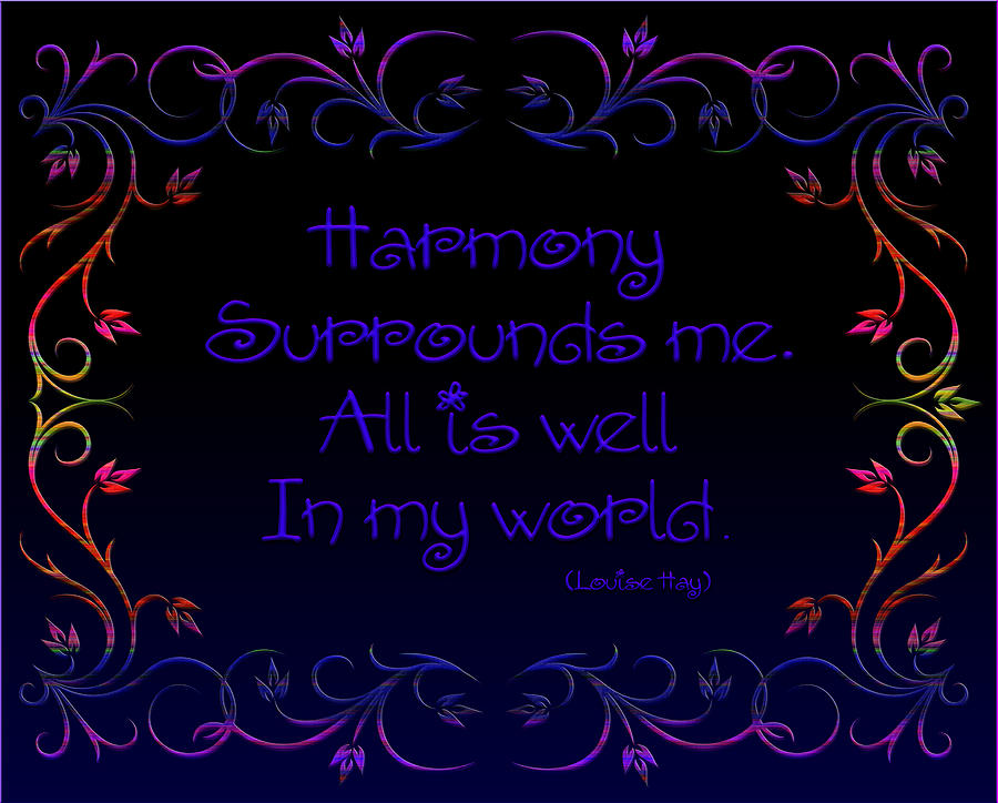 All Is Well In My World 2 Digital Art by Lyriel Lyra