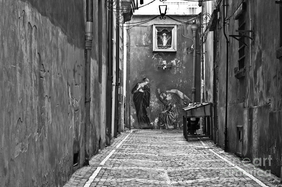 Madonna Photograph - Alleyway #1 by Marion Galt