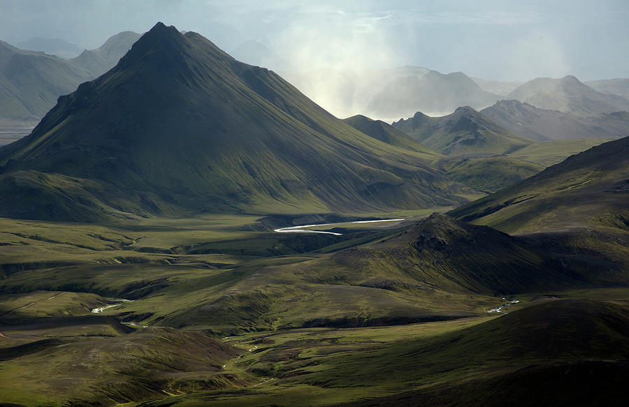 Ash Photograph - Along The Laugavegur Trek by Christopher Herwig Ash Photograph - Along The Laugavegur Trek by Christopher Herwig