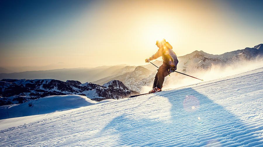 Alpine Skiing #1 Photograph by Vm