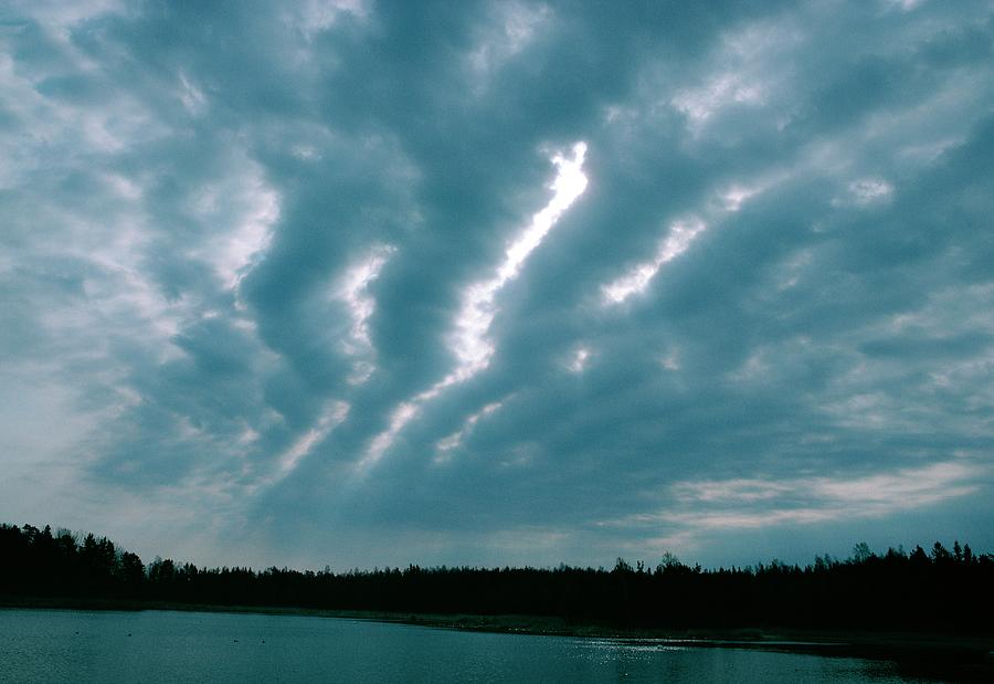 Altocumulus Clouds #1 Photograph by Pekka Parviainen/science Photo Library