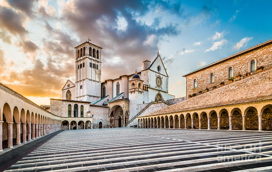 Romanesque Photograph - Amazing Assisi #1 by JR Photography