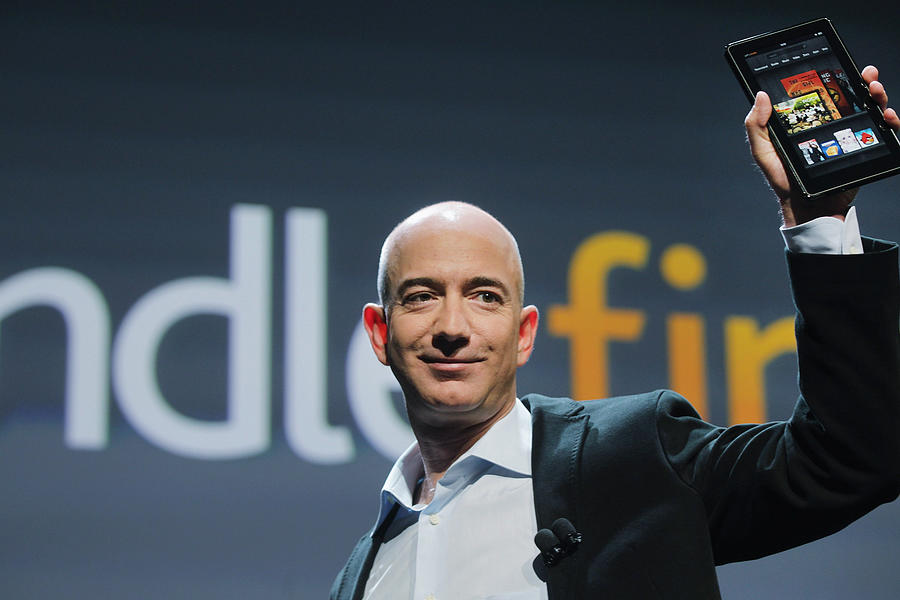 Amazon Introduces New Tablet At News Conference In New York Photograph by Spencer Platt Amazon Introduces New Tablet At News Conference In New York Photograph by Spencer Platt
