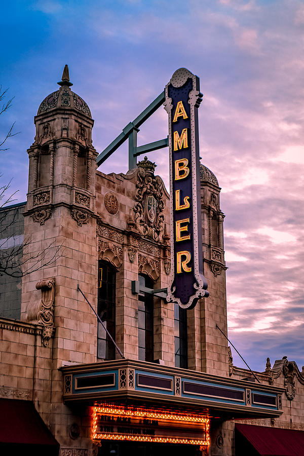 Ambler Theater Photograph by Michael Brooks Fine Art America