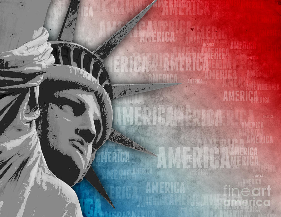 American Liberty #2 Digital Art by Phil Perkins