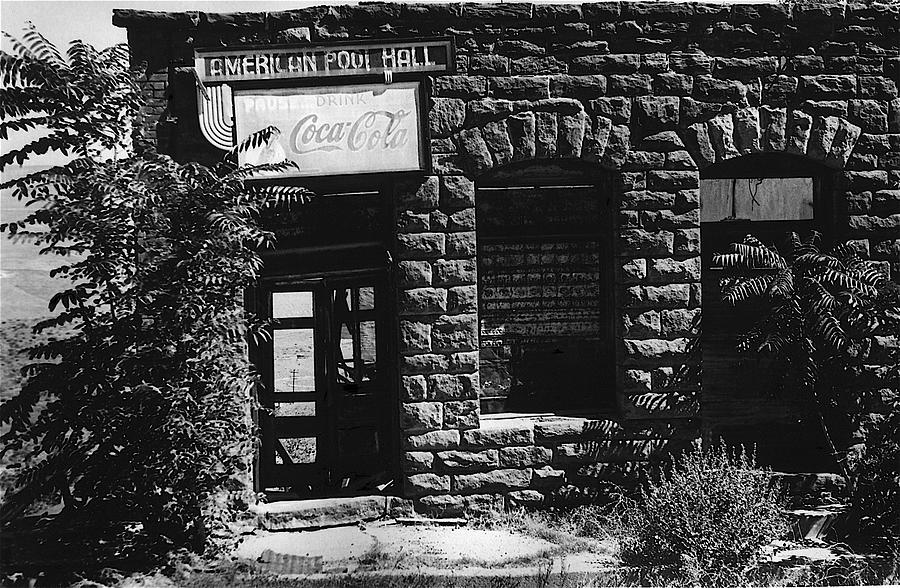 American Pool Hall Facade Ghost Town Jerome Arizona 1968 #2 Photograph by David Lee Guss
