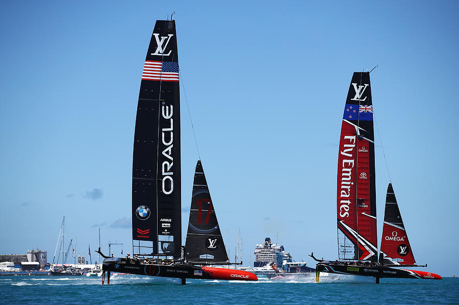 Americas Cup Match Presented by Louis Vuitton - Day 4 #1 Photograph by Clive Mason