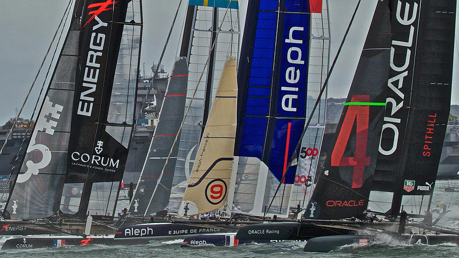 Americas Cup World Series San Diego #1 Photograph by Steven Lapkin