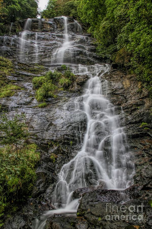 Amicola Falls #1 Photograph by Barbara Bowen
