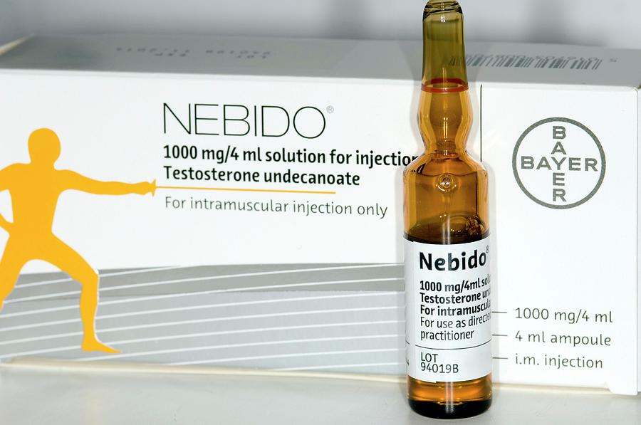 Ampoule Of Nebido (testosterone) Drug Photograph by Dr P. Marazzi
