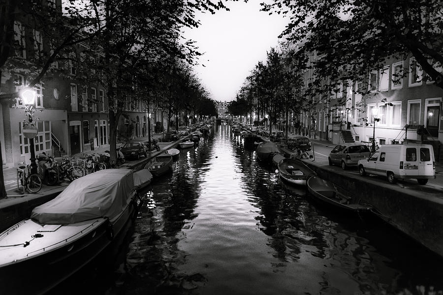 Bridge Photograph - Amsterdam Canals #1 by Ovidiu Rimboaca