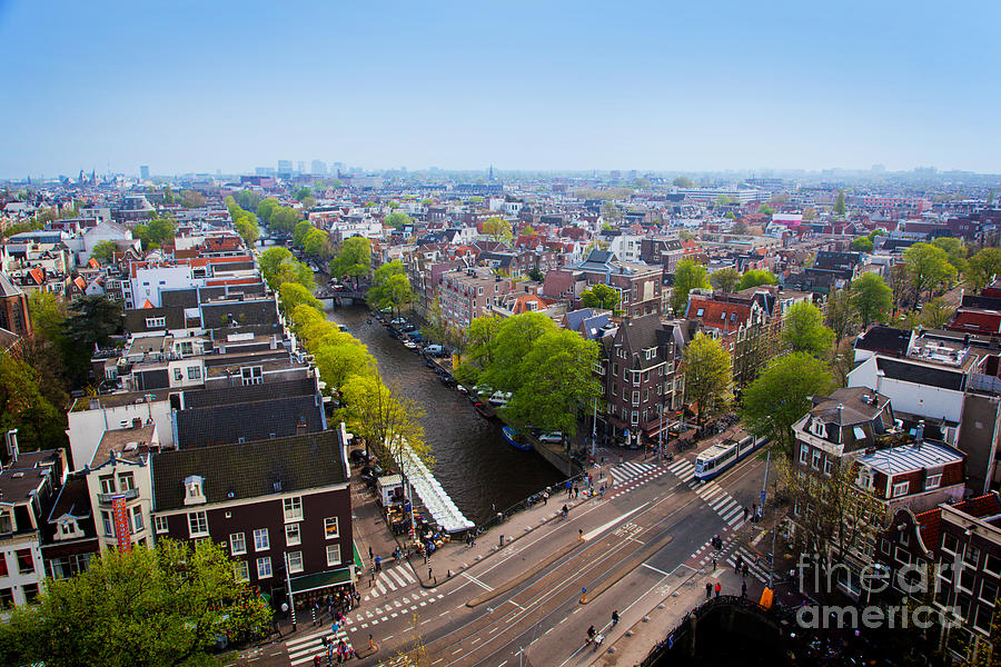 Amsterdam panorama #1 Photograph by Michal Bednarek