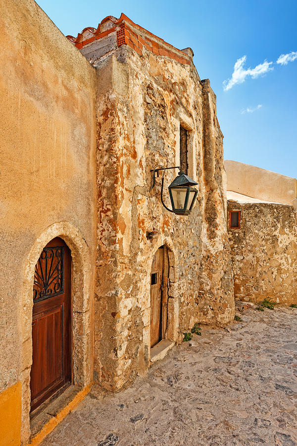 An alley in Monemvasia - Greece #1 Photograph by Constantinos Iliopoulos
