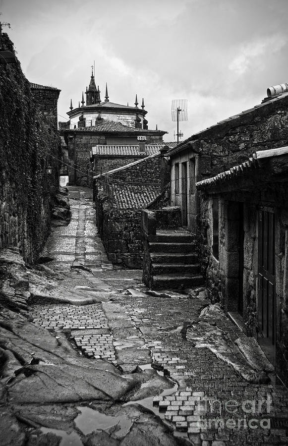 Ancient street in Tui BW #3 Photograph by RicardMN Photography