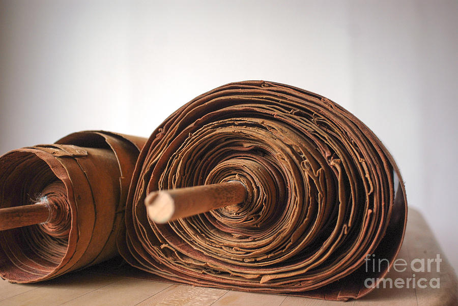 Ancient Torah scrolls from Yemen  #1 Photograph by Shay Fogelman