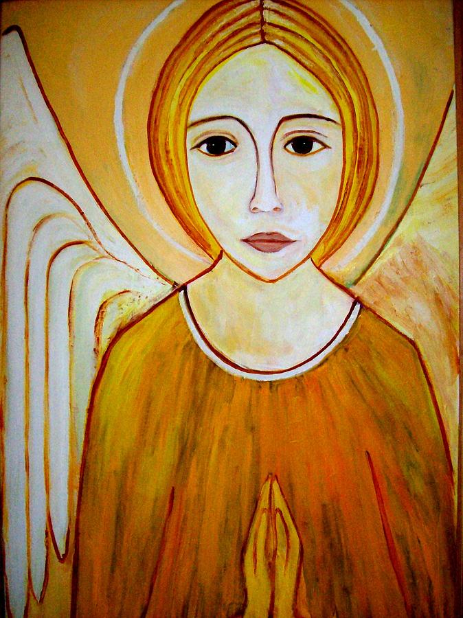 Angel Painting - Angel #1 by Michael C Doyle
