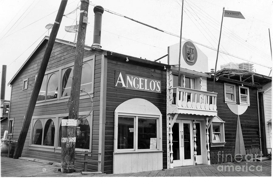 Angelos Photograph - Angelos Restaurant on Fishermans Monterey California  circa 1950 by Monterey County Historical Society
