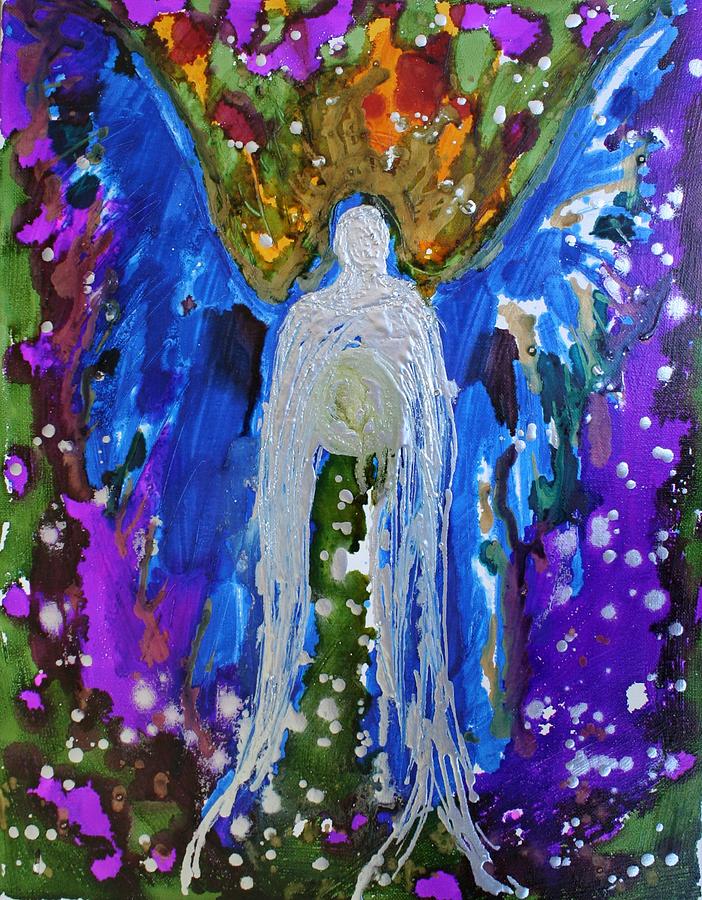 Angels of Divine Light #1 Painting by Alma Yamazaki