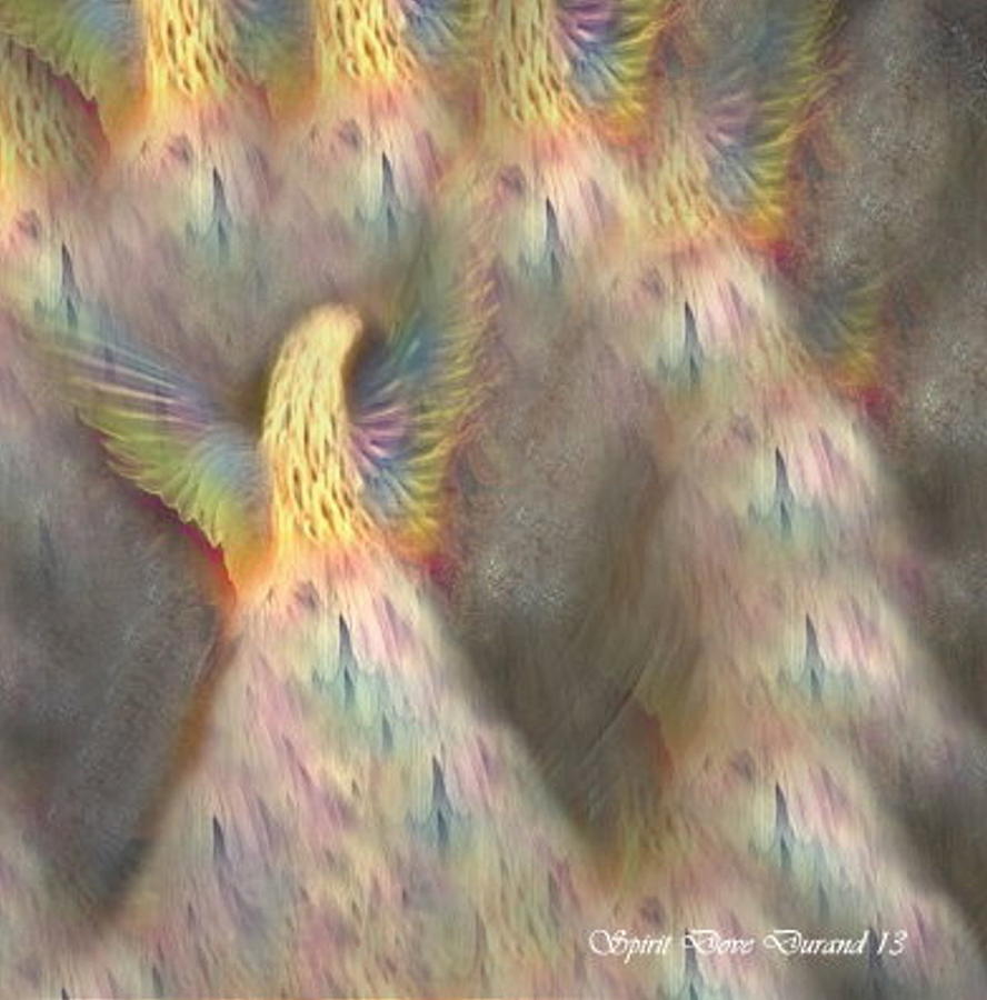 Jesus Christ Mixed Media - Angels Of His Glory #1 by Spirit Dove Durand