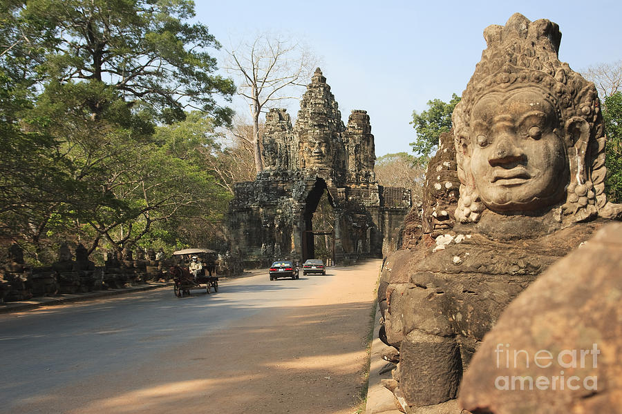 Angkor Thom #1 Photograph by David Davis