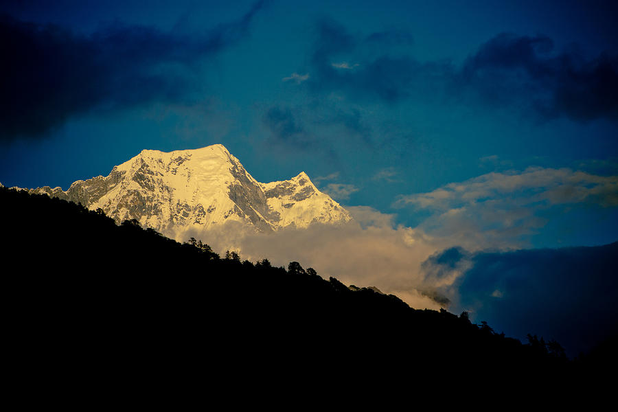 Nature Photograph - Annapurna Holy Mountain In Himalyas #1 by Raimond Klavins