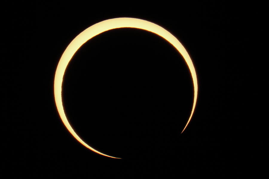 Annular Eclipse #1 Photograph by A. V. Ley