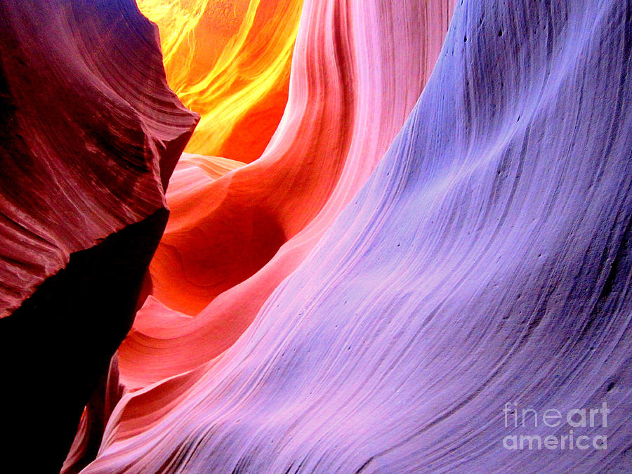 light symphony of Antelope canyon #5 Photograph by Kumiko Mayer