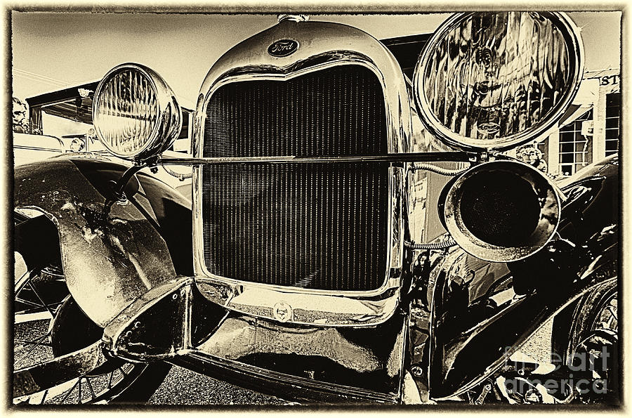 Antique Ford Car #1 Photograph by Danny Hooks