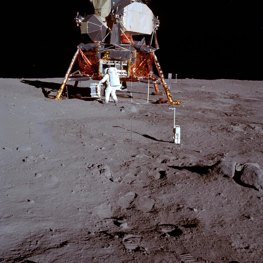 Apollo 11 Astronaut Buzz Aldrin Near Lunar Module #1 Photograph by Nasa/science Photo Library