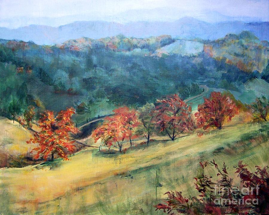 Appalachian Autumn #1 Painting by Mary Lynne Powers