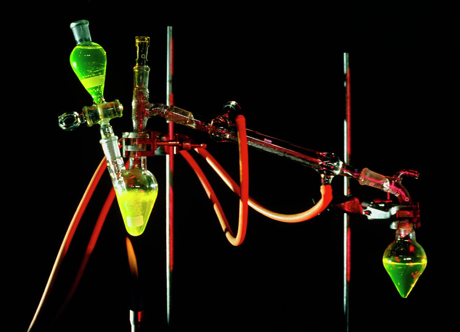 Apparatus Used For Chemical Distillation #1 Photograph by David Taylor/science Photo Library