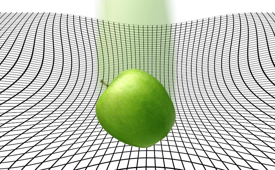 Apple And Gravity #1 Photograph by Victor De Schwanberg/science Photo Library