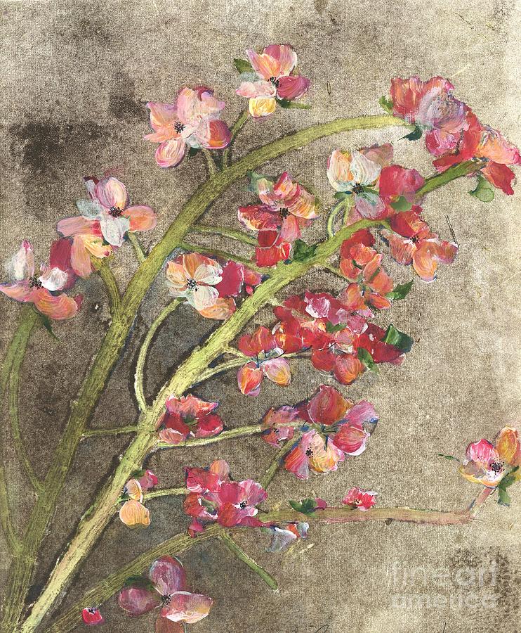 Apple Blossoms #1 Painting by Sherry Harradence