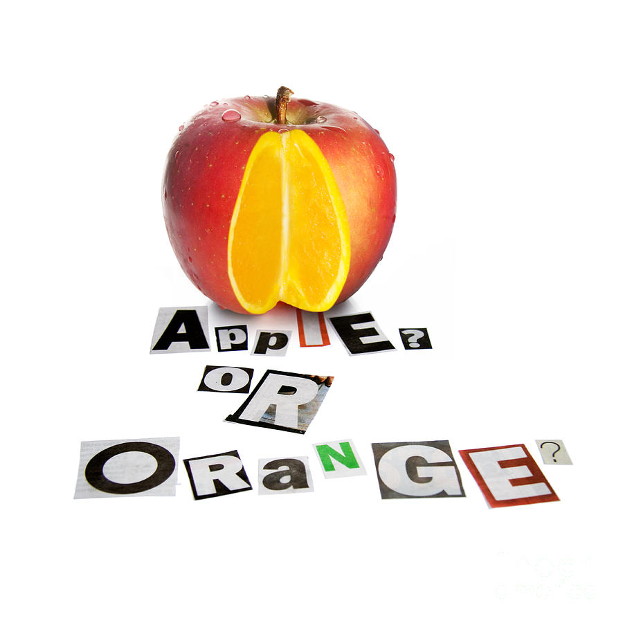 Apple Or Orange Photograph