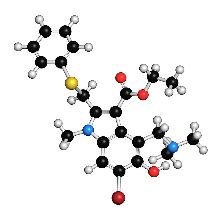 Arbidol Influenza Drug Molecule #1 Photograph by Molekuul