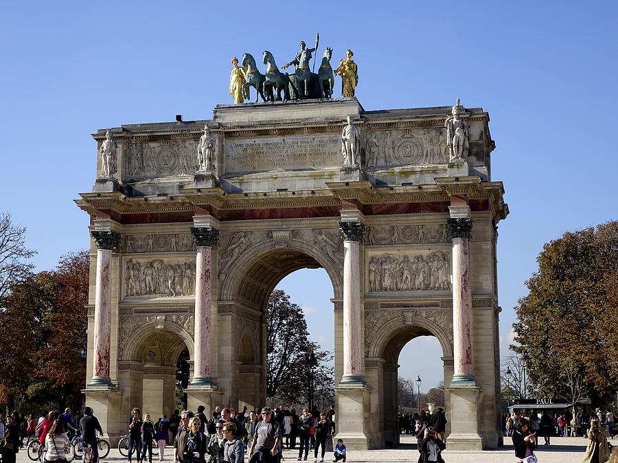 Paris Photograph - Arc de Triomphe du Carrousel In Paris France #1 by Rick Rosenshein