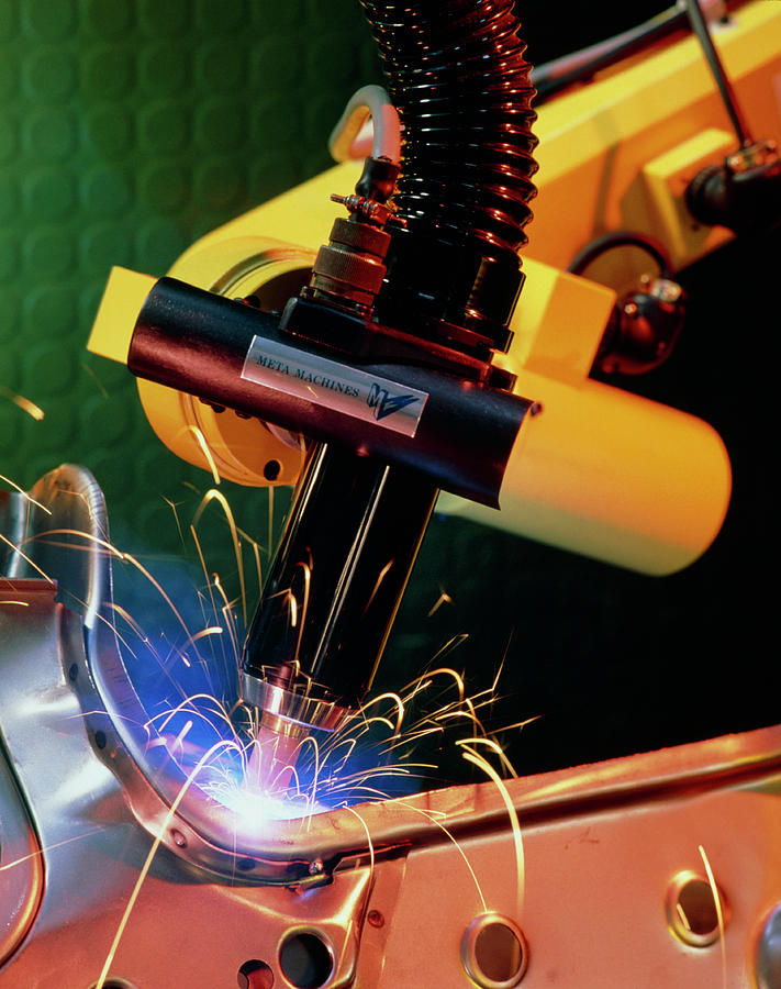 Arc Welding Using The Metatorch Robot Photograph by Sheila Terry