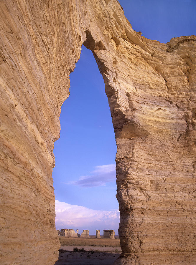 Arch In Monument Rocks National #1 Photograph by Tim Fitzharris