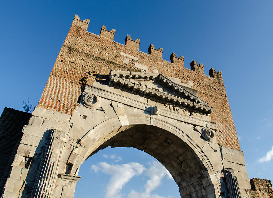 Arch of Augustus #1 Photograph by AM FineArtPrints